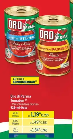 METRO Oro di Parma Tomaten Angebot