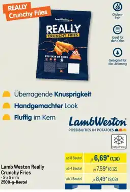 METRO Lamb Weston Really Crunchy Fries Angebot
