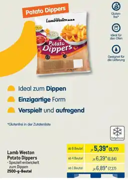 METRO Lamb Weston Potato Dippers Angebot