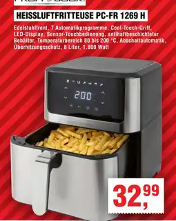 Handelshof HEISSLUFTFRITTEUSE PC-FR 1269 H Angebot