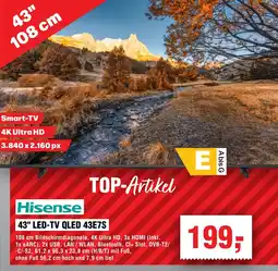 Handelshof Hisense 43" LED-TV QLED 43E7S Angebot
