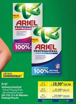 METRO Ariel Vollwaschmittel Angebot