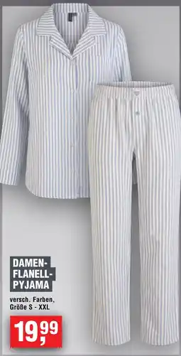Handelshof DAMEN-FLANEL-PYJAMA Angebot