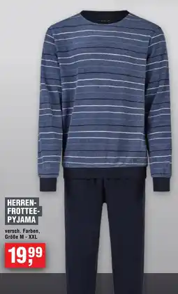 Handelshof HERREN-FROTTEE-PYJAMA Angebot