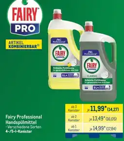 METRO Fairy Professional Handspülmittel Angebot