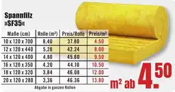 B1 Discount Baumarkt Spannfilz »SF35« Angebot