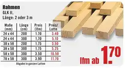 B1 Discount Baumarkt Rahmen GLK II Angebot