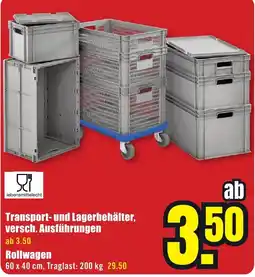 B1 Discount Baumarkt Transport- und Lagerbehälter Angebot