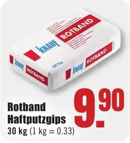 B1 Discount Baumarkt knauf Rotband Haftputzgips Angebot
