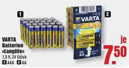 B1 Discount Baumarkt VARTA Batterien »Longlife« Angebot