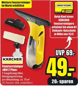 B1 Discount Baumarkt KÄRCHER Fensterreiniger »WV 2 Plus« Angebot