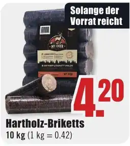 B1 Discount Baumarkt MY DEER Hartholz-Briketts Angebot