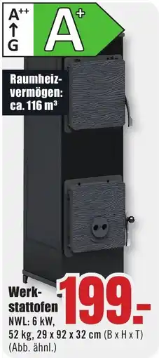 B1 Discount Baumarkt Werkstattofen Angebot