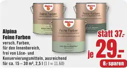 B1 Discount Baumarkt Alpina Feine Farben Angebot