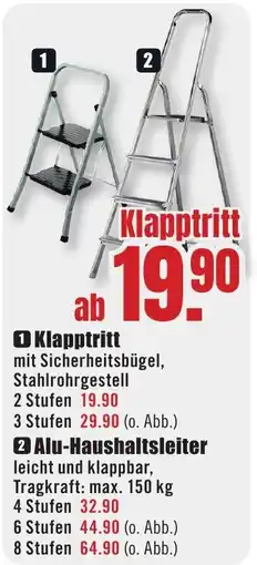 B1 Discount Baumarkt Klapptritt Angebot