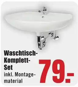 B1 Discount Baumarkt Waschtisch-Komplett-Set Angebot