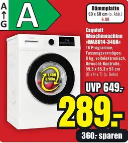 B1 Discount Baumarkt Exquisit Waschmaschine »WA8014-340A« Angebot