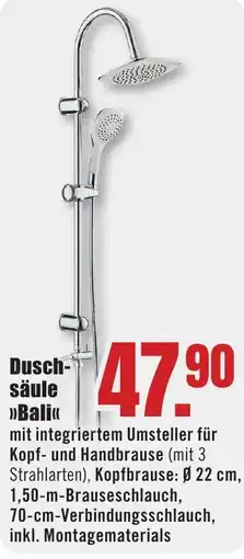 B1 Discount Baumarkt Duschsäule »Bali« Angebot