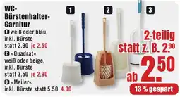 B1 Discount Baumarkt WC-Bürstenhalter-Garnitur Angebot