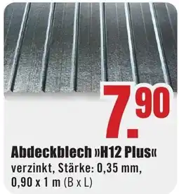 B1 Discount Baumarkt Abdeckblech »H12 Plus« Angebot