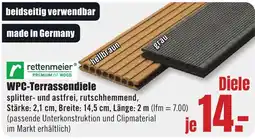 B1 Discount Baumarkt WPC-Terrassendiele rettenmeier Angebot