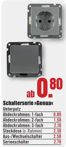 B1 Discount Baumarkt Schalterserie »Genua« Angebot