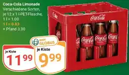 Globus Coca-Cola Limonade Angebot