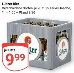 Globus Lübzer Bier Angebot