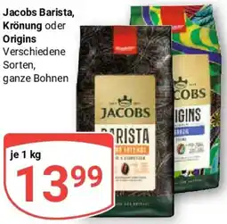 Globus Jacobs Barista oder Origins Angebot