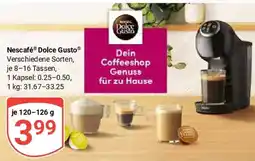 Globus Nescafé Dolce Gusto Angebot