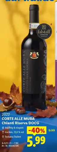 Lidl CORTE ALLE MURA Chianti Riserva DOCG Angebot