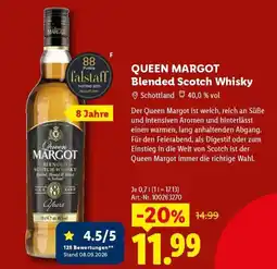 Lidl Queen Margot Blended Scotch Whisky Angebot