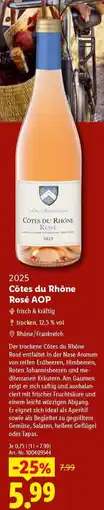 Lidl Côtes du Rhône Rosé AOP Angebot