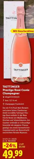 Lidl TAITTINGER Prestige Rosé Cuvée Champagner Angebot