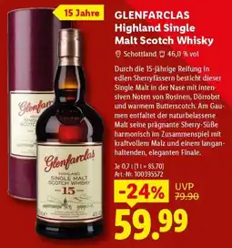 Lidl Glenfarclas Highland Single Malt Scotch Whisky Angebot