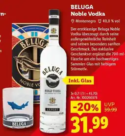Lidl Beluga Noble Vodka Angebot