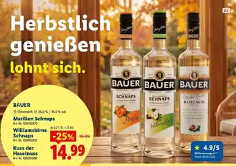 BAUER Marillen Schnaps