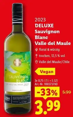 Lidl DELUXE Sauvignon Blanc Angebot