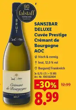 Lidl Sansibar Deluxe Crémant de Bourgogne Brut Angebot