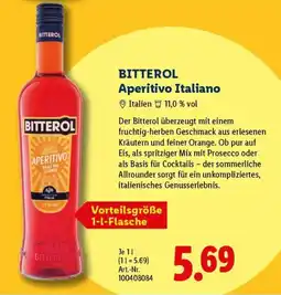 Lidl BITTEROL Aperitivo Italiano Angebot
