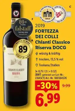 Lidl Forteza dei Colli Chianti Classico Riserva DOCG Angebot