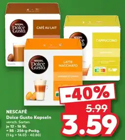 Kaufland NESCAFÉ Dolce Gusto Kapseln Angebot