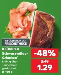 Kaufland KLÜMPER Schwarzwälder Schinken Angebot