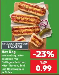 Kaufland Hot Dog Weizenbaguette-brötchen Angebot