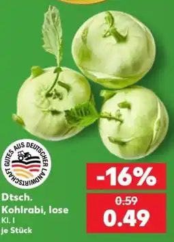 Kaufland Dtsch. Kohlrabi, lose Angebot