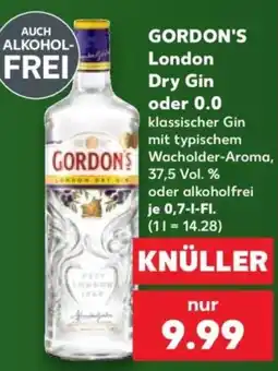 Kaufland GORDON'S London Dry Gin Angebot