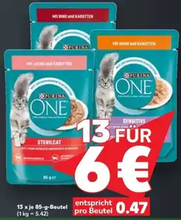 Kaufland Purina ONE Sterilcat Angebot