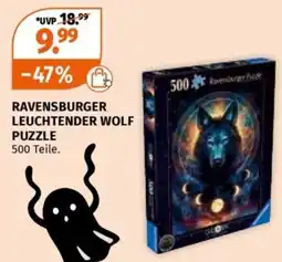 Müller RAVENSBURGER LEUCHTENDER WOLF PUZZLE Angebot