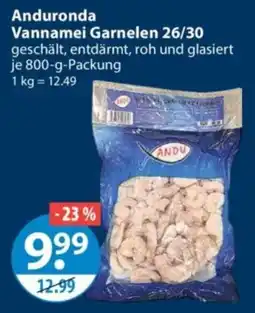 V Markt Anduronda Vannamei Garnelen 26/30 Angebot