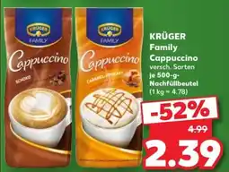 Kaufland KRÜGER Family Cappuccino Angebot